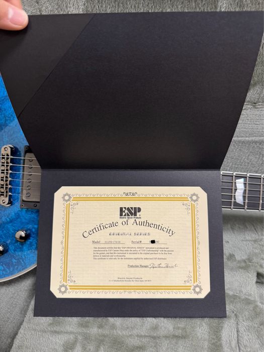 Электрогитара ESP Custom Shop Original Series Eclipse