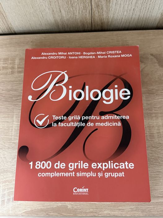 Carte pentru admiterea la medicina