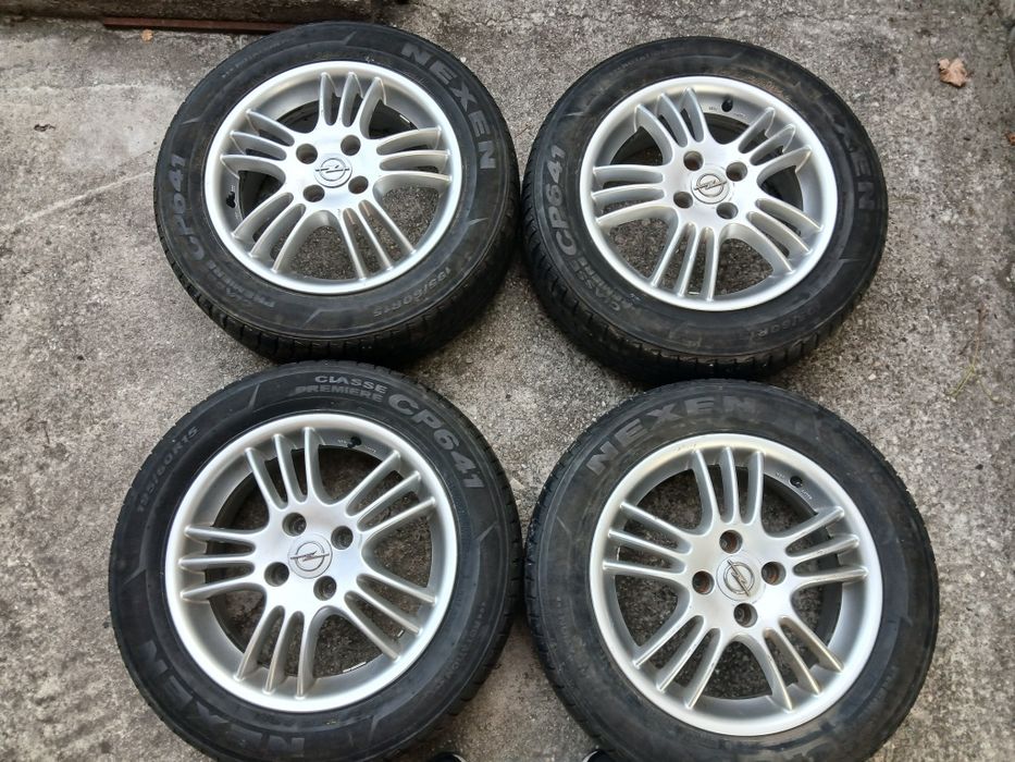 Оригинални Алуминиеви джанти 15цола за Opel astra.zafira.meriva.corsa. Fiat-punto.4×100.,irmscher.