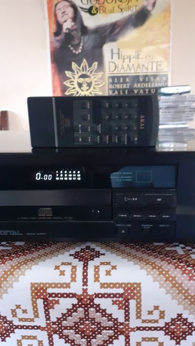 Akai CD 25 cu telecomanda sistem audio