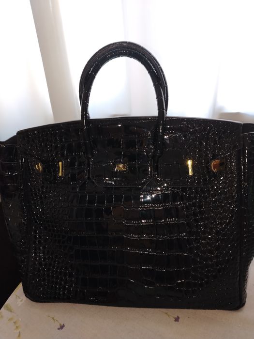 Сумка женская кожаная лакированая