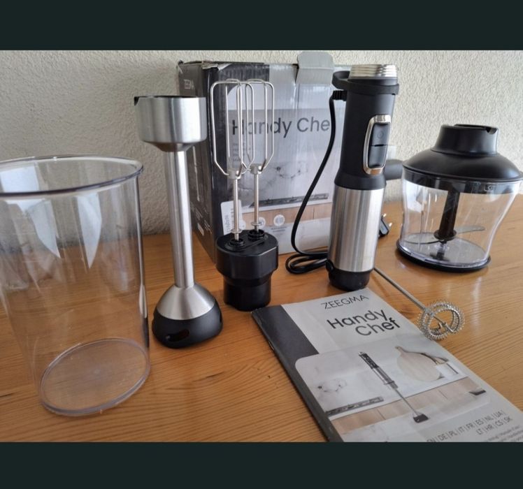 Zeegma Handy Chef 4в1 многофункционале вертикален ръчен пасатор/1000W