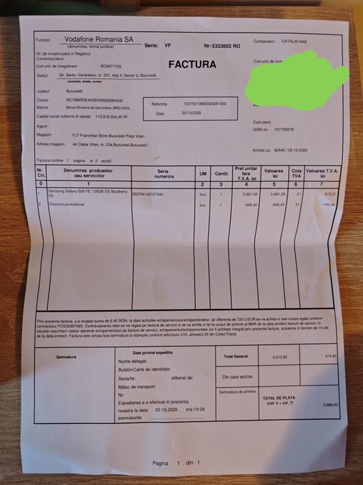 Samsung S26 FE Sigilat