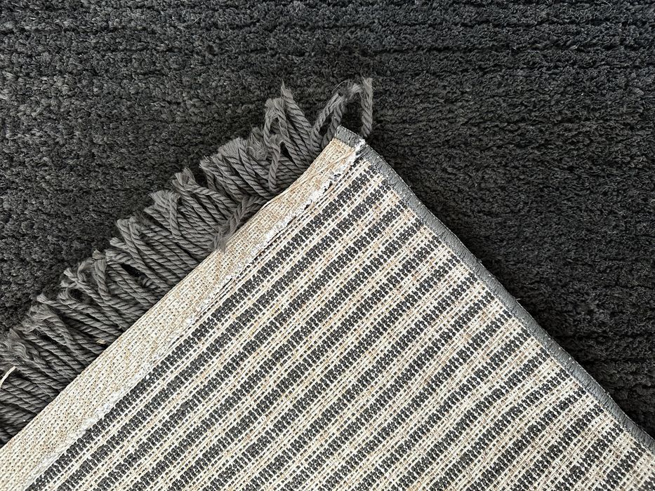 Тъмно сив Килим мика , 2 броя 120/170