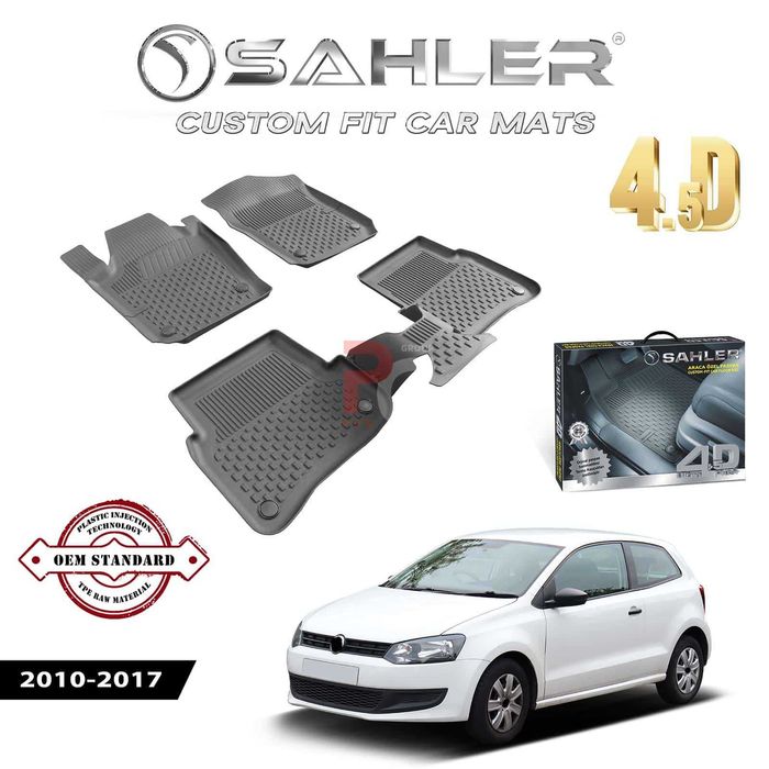 Гумени стелки за VW Polo / Поло / 2010-2017