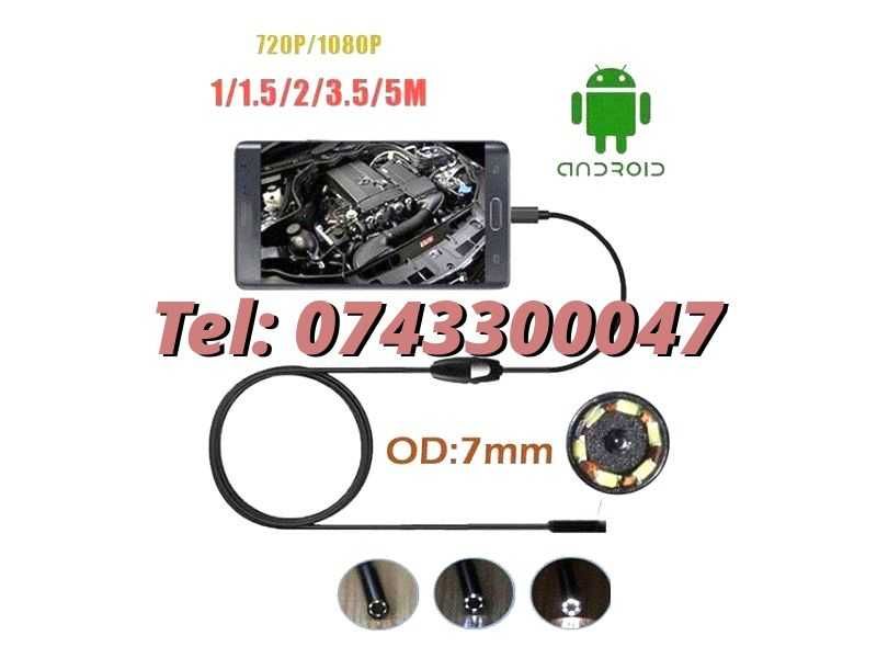 Camera Tip Endoscop 55mm 2m Pentru Android