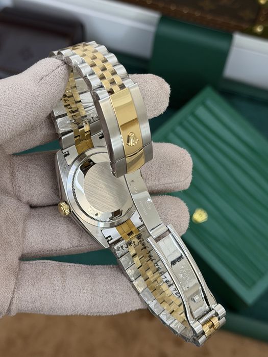 Rolex Date-Just 36 Index Champagne Dial