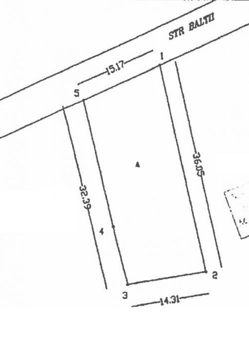 Lot de casa (500 mp) pe str. Baltii - Dobroiesti. Comision 0!