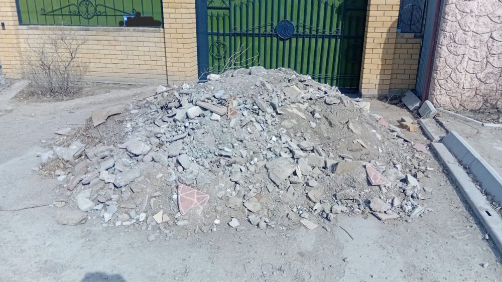 Строительные отходы. Құрылыс қалдықтары қажет болса…