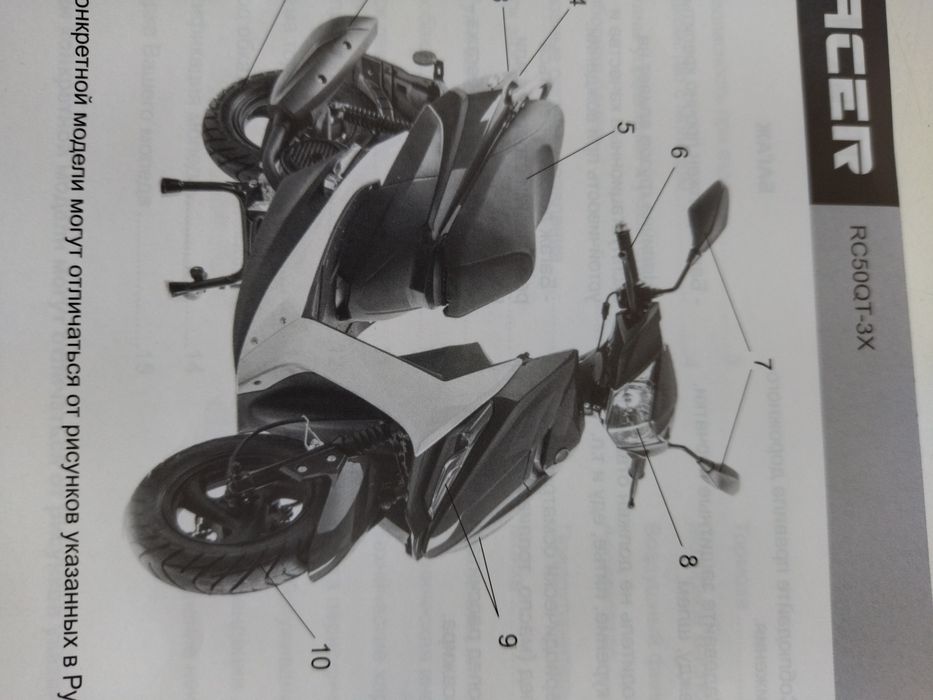 Скутер райсер 50 кубиков