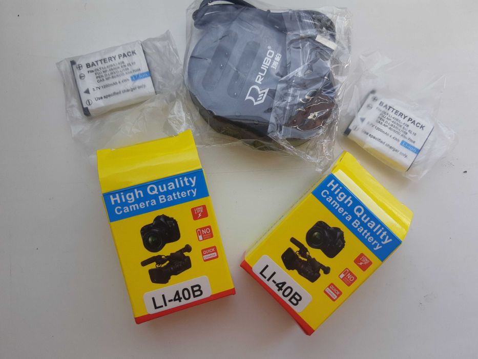Аккумуляторы LI-42B, NP-45A, LI-40B, EN-EL10, NP-80 NP-45 с зарядником
