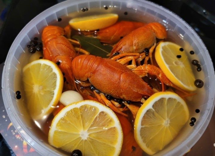 Жареные креветки и раки !