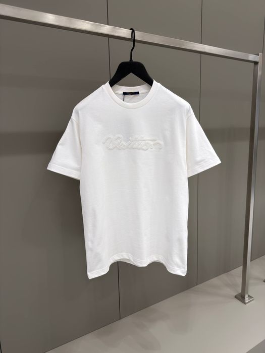 Мъжка бяла тениска LV