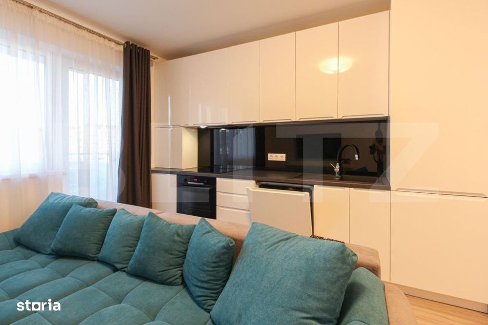 Apartament modern cu 2 camere, incalzire in pardoseala, parcare, zona