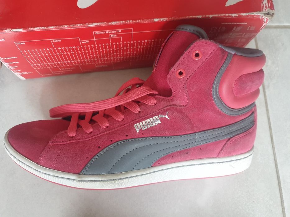 Pantofi sport, Ghete piele naturala Puma First Round Super eco