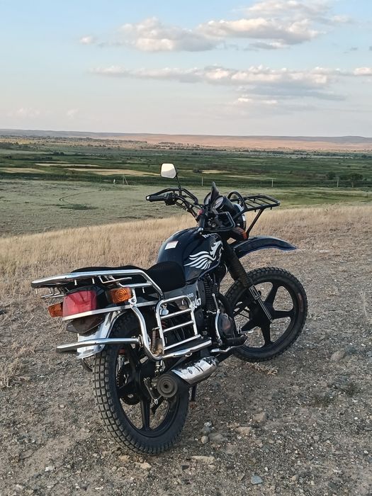 Мотоцикл — в хорошем состоянии.