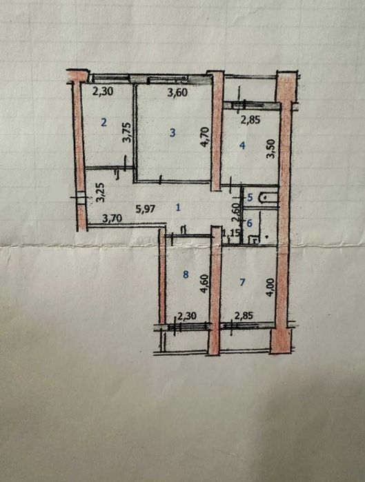 Продам 4-х комнатную квартиру