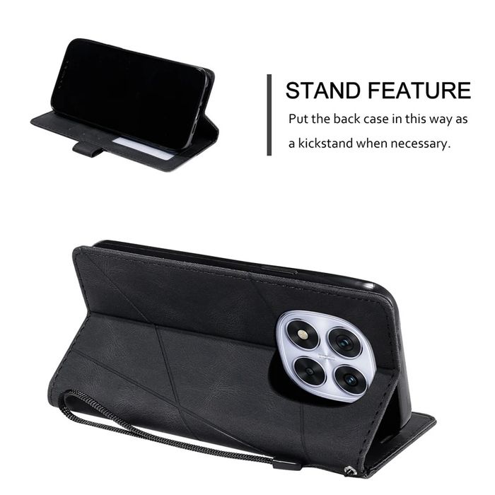 Xiaomi Redmi Note 15 14 13 Pro Pro+ / TRIANGLE Кожен калъф тефтер