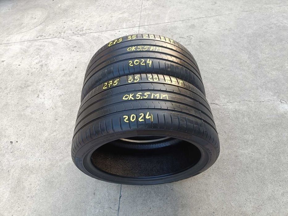 Doua anvelope de vara 275 35 20 pirelli p zero pz4 run flat
