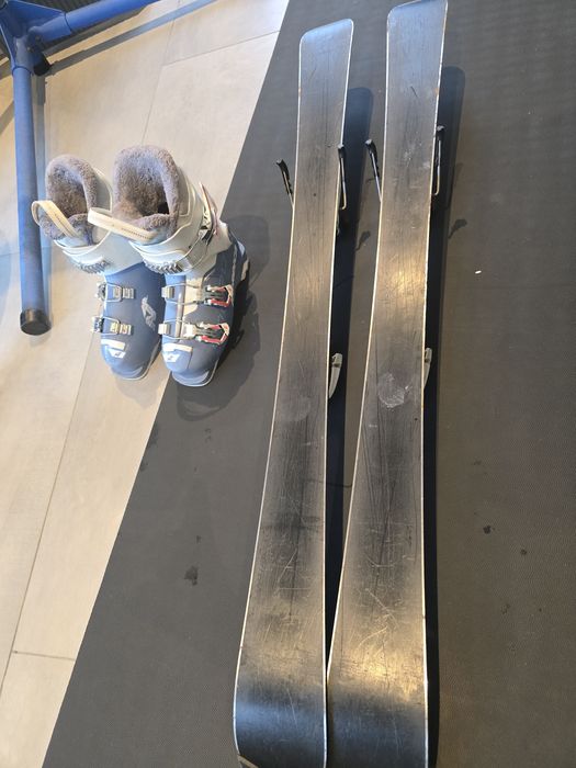 Schiuri Nordica LB Jr 110cm și clăpari Nordica Speed Machine3 size 21