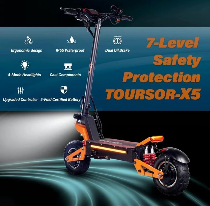 электросамокат Toursor x5 pro