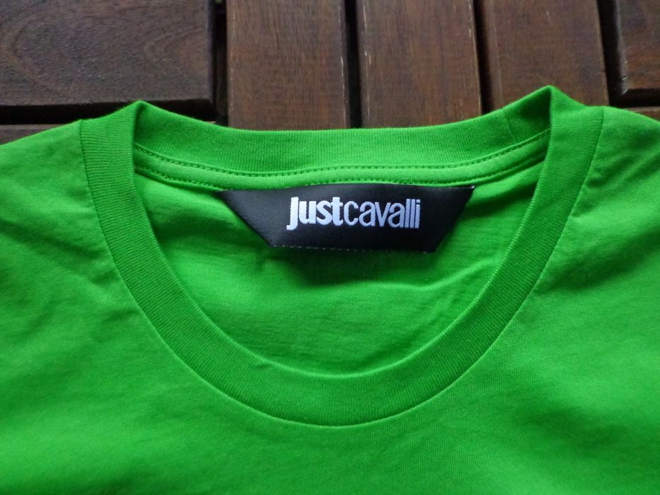 Мъжка тениска Just Cavalli logo print T-shirt размер XS