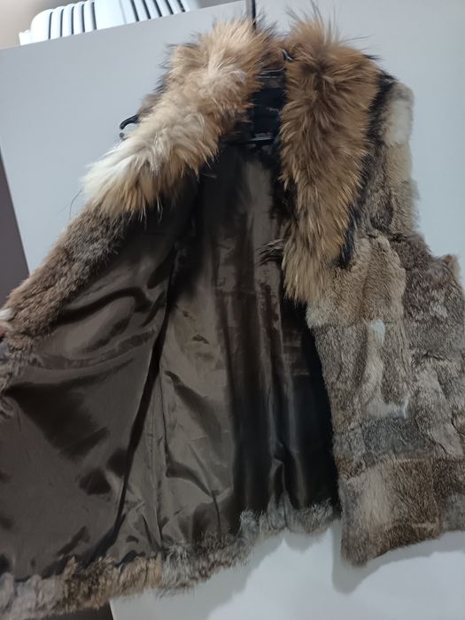 Vesta blana iepure cu guler blana Raton Sfera