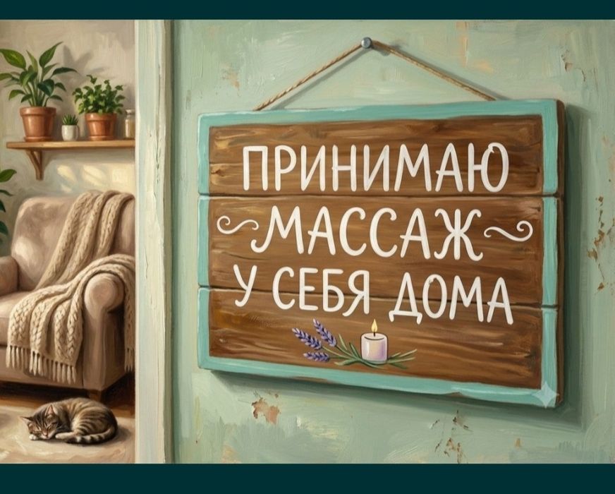 Массаж на дому | Классический, расслабляющий, оздоровительный