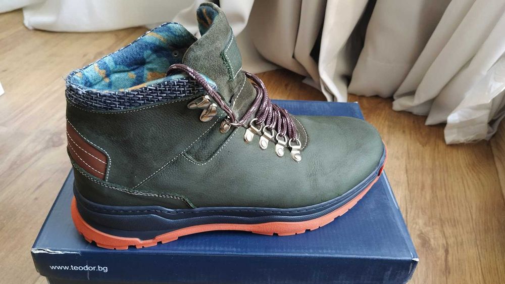 Мъжки боти Теодор 44 естествена кожа