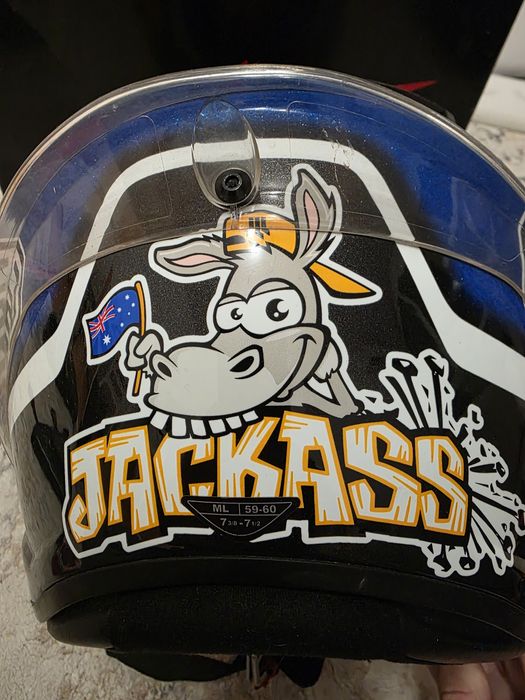 Casca moto AGV Corsa J. Miller aka Jackass. Mărimea ML.