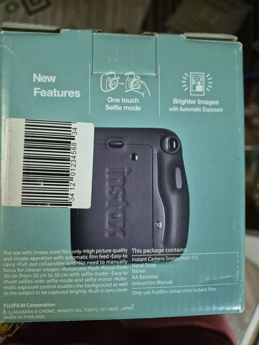 Фотоаппарат instax mini 11 новый