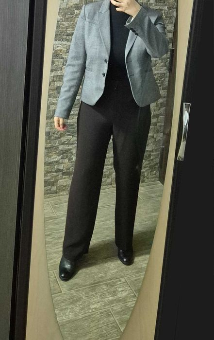 Pantaloni eleganti evazati marimea XL