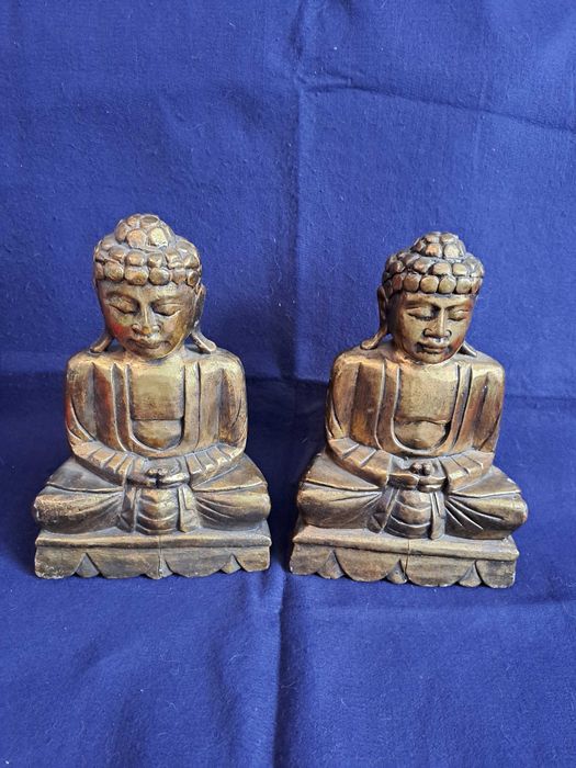 buddha buda statueta lemn 30 cm