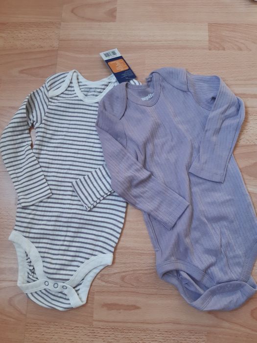 Лот нови бодита и клинчета за момиче, размер 6-12