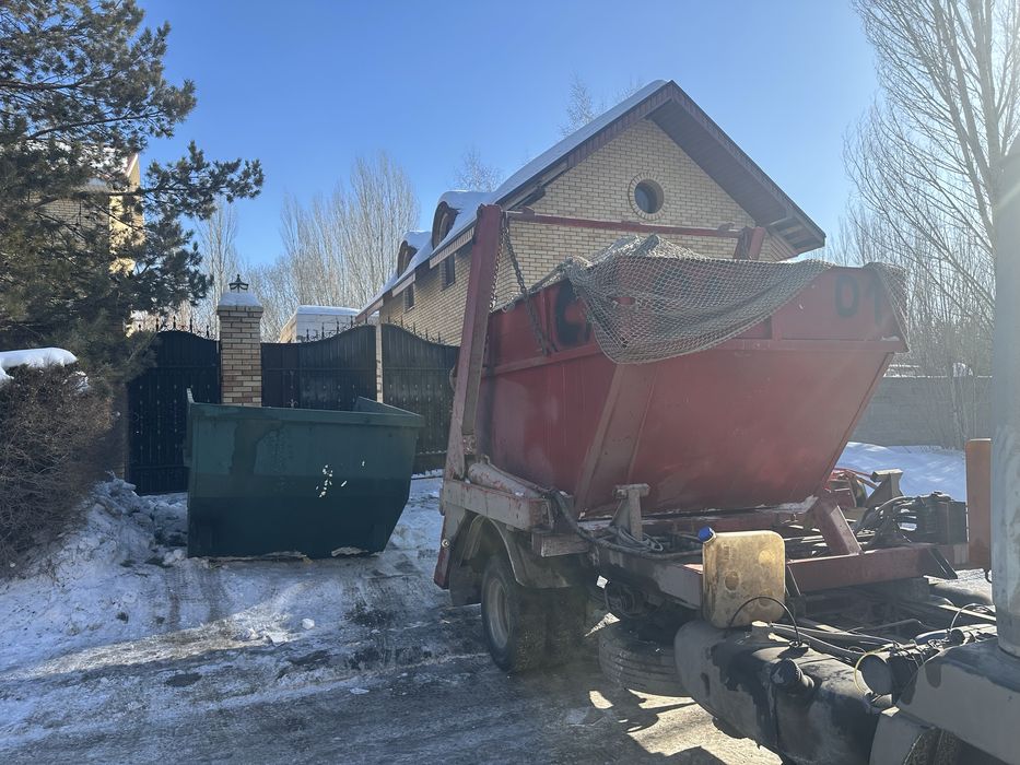 Вывоз мусора, ТБО, контейнер 8м3