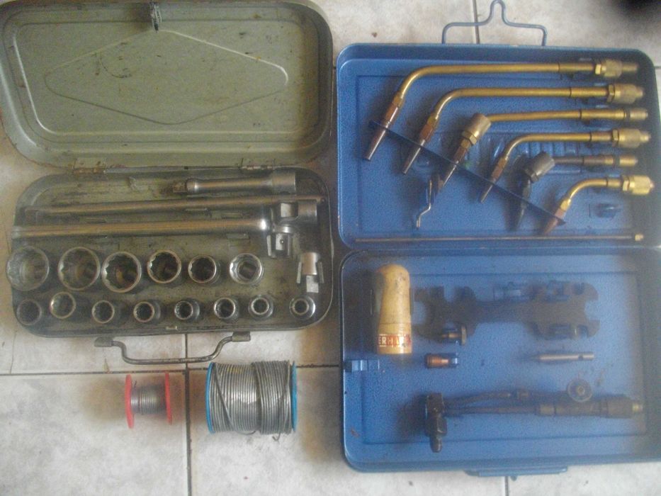 Заваръчна Горелка Резак К-т/ Полска Гедория/ Припой 1кг Флюс Запояване