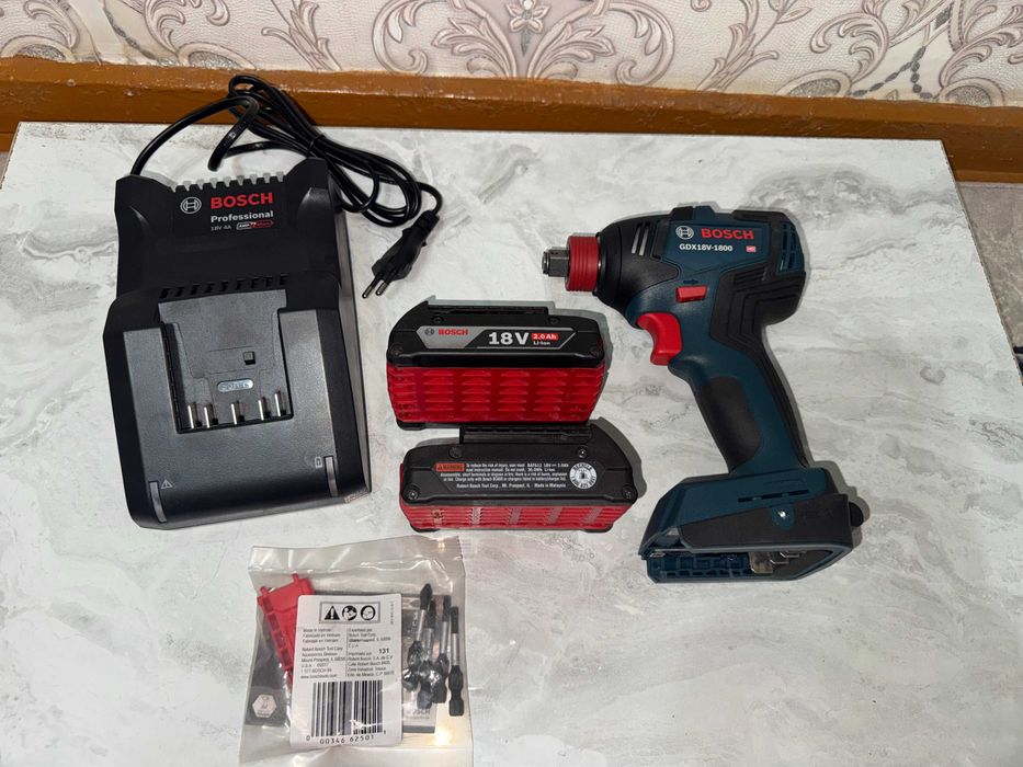 Аккумуляторный Гайковерт Bosch GDX18V-1800 (GDX 18v-200C)