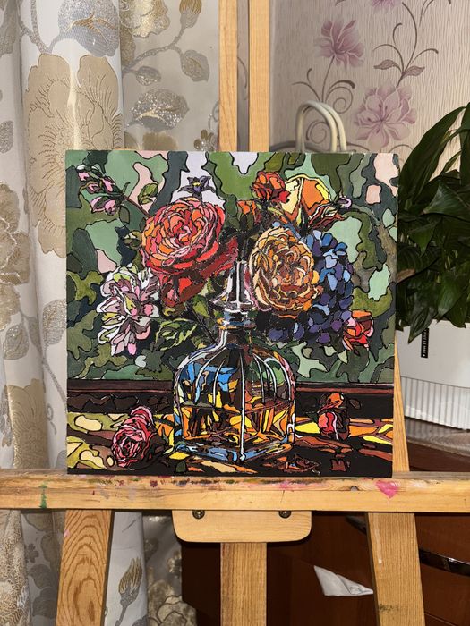 Картина акрилом на холсте