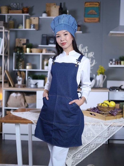 Фартук «Chester» для всех! Спецодежда. пошив Астана. 100% ХБ