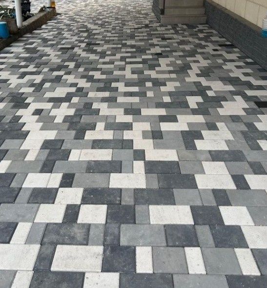 Укладка брусчатки