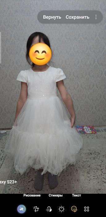 Платье на 6-7лет