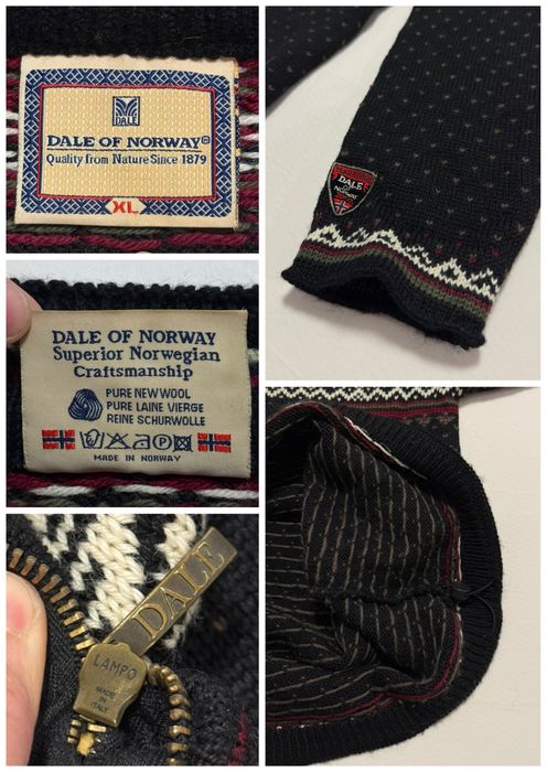 Pulover DALE OF NORWAY (XL barbat) Lana gros iarna polar bluzon