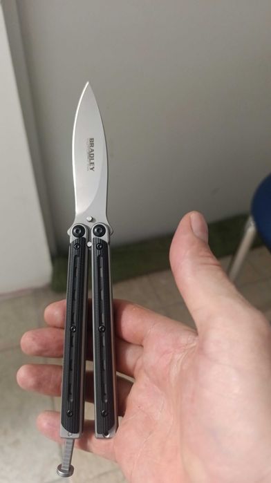 Нож Bradley Kimura black пеперуда balisong butterfly