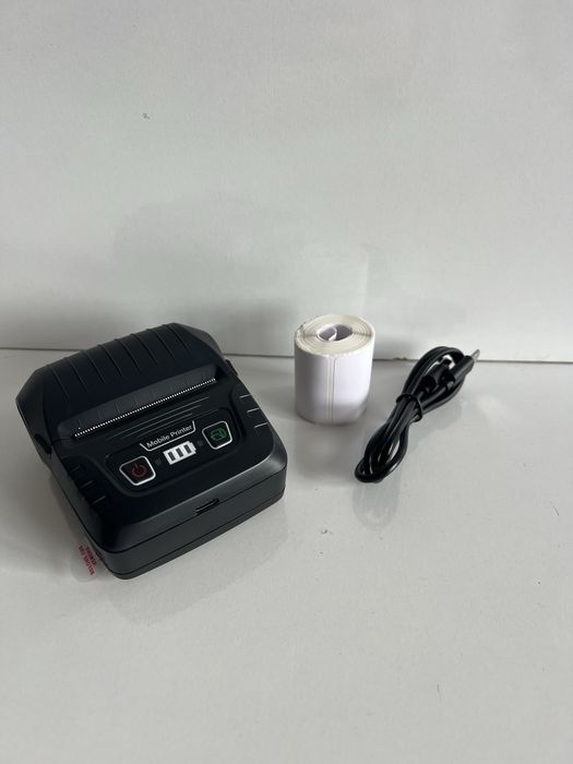 Преносим безжичен термопринтер за етикети баркод стикер батерия