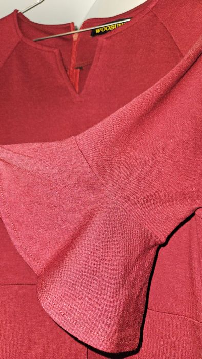 Rochie vișiniu spre rosu marimea S