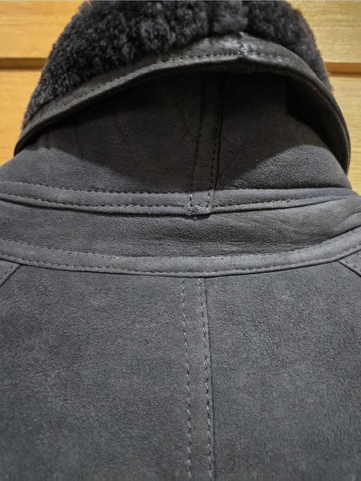 Cojoc vintage piele/blana naturala XXL