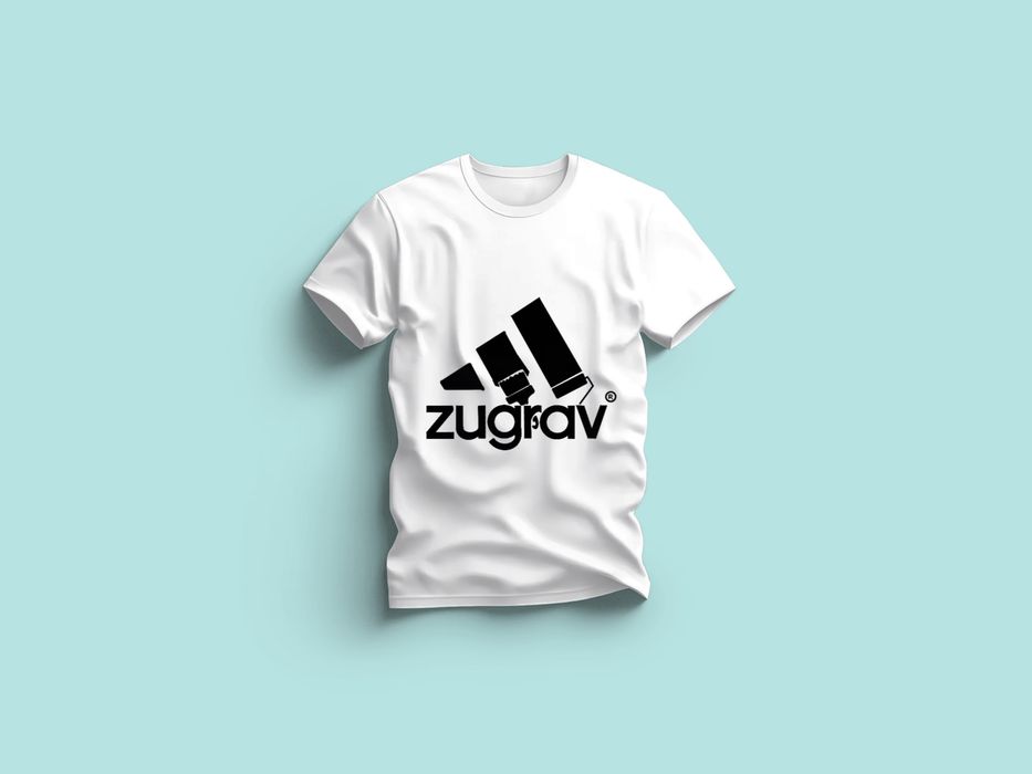 Tricou “Zugrav” (nu este Adidas)