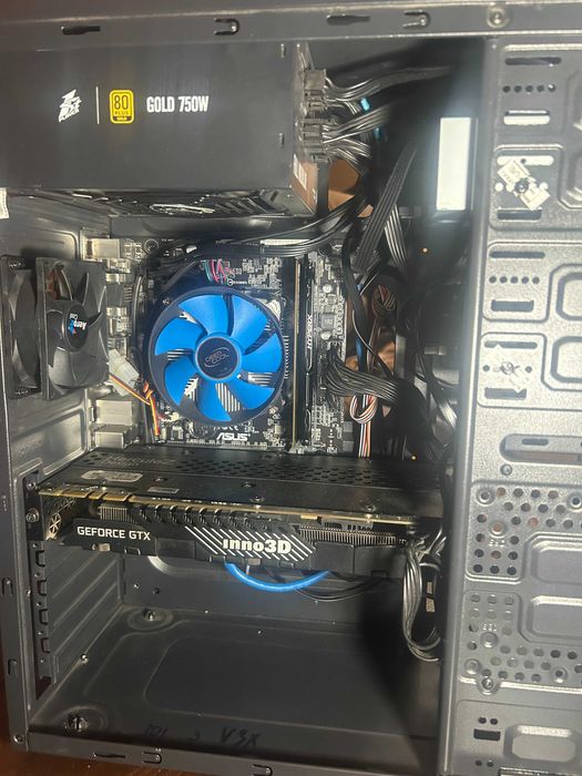 Игровой комп с GTX 1080, проц i5 7500.