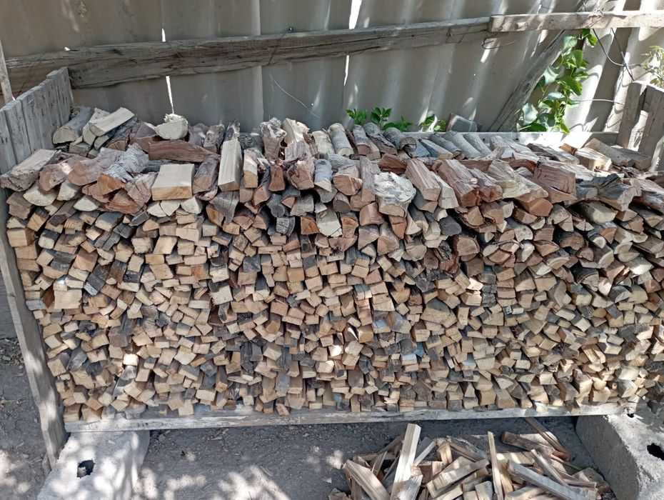 Дрова в мешках сухие готовые