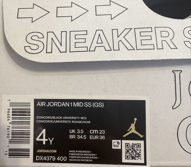 Кецове Nike Air Jordan 1 MID SS (GS)